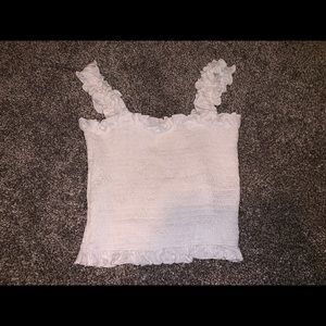 Ruffle tank top